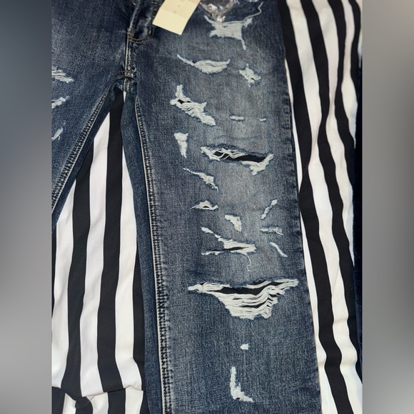 NWT Men’s mnml Ultra Baggy Distressed Denim jeans size 32 - Picture 11 of 12